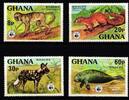 Ghana Ghana 702-705 postfrisch Wildtiere MiNr. 702-705 postfrisch Wildtiere -