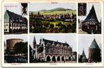AK Goslar Mehrbildkarte (Zwinger, Rathaus usw.) ungebraucht -