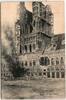 AK Ypres Les Halles 1917 gebraucht -