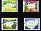 Schweiz Automatenmarken Schweiz Automatenmarken 7-10 postfrisch MiNr. 7-10 postfrisch -