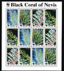 Nevis Nevis 836-839 postfrisch als Zd-Bogen Korallen MiNr. 836-839 postfrisch als Zd-Bogen Korallen -
