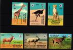 Niger Niger 633-638 B postfrisch Wildtiere MiNr. 633-638 B postfrisch Wildtiere -
