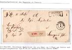 Vorphila Paketbegleitbrief von 1850 nach Stargard mit Aufgabezettel -
