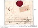 Vorphila Paketbegleitbrief von 1850 mit Ausgabestempel Paket Expedition -