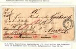 Vorphila Paketbegleitbrief von 1861 mit Aufgabezettel -