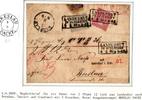 Norddeutscher Bund Paketbegleitbrief von 1869 mit Aufgabestempel -