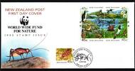 Neuseeland Neuseeland 1290-1294 gestempelt als FDC Ersttagsbrief, Vögel MiNr. 1290-1294 gestempelt als FDC Ersttagsbrief, Vögel -