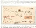 Norddeutscher Bund Paketbegleitbrief Aufgabezettel mit Nr. 1000 -