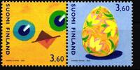 Finnland Finnland 1560-1561 postfrisch Paar Ostern Küken Osterei MiNr. 1560-1561 postfrisch Paar Ostern Küken Osterei -