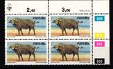 Südwestafrika Südwestafrika 570 postfrisch Viererblock / Wildtiere MiNr. 570 postfrisch Viererblock / Wildtiere -