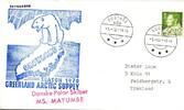 Grönland 71 auf Brief als Einzelfrankatur Arktis Expedition, MS Mayumbe -
