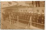 AK Deutschland Besuch eines Marineschiffes ungebraucht -