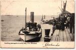 AK Belgien Landing passengers at north Jetty, Port Elizabeth 1904 gebraucht -