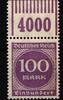 Deutsches Reich Deutsches Reich 268 b W OR postfrisch 1/11/1 MiNr. 268 b W OR postfrisch 1/11/1 -