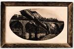 AK Wuppertal Drei Verkehrsmittel an der Sonnborner Brücke. 1909 gebraucht -