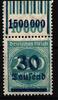 Deutsches Reich Deutsches Reich 285 W OR postfrisch 1/11/1 - 1/5/1 MiNr. 285 W OR postfrisch 1/11/1 - 1/5/1 -