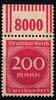 Deutsches Reich Deutsches Reich 269 W OR postfrisch 2/9/2 MiNr. 269 W OR postfrisch 2/9/2 -