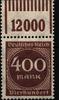 Deutsches Reich Deutsches Reich 271 W OR postfrisch 1/11/1 MiNr. 271 W OR postfrisch 1/11/1 -