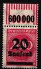Deutsches Reich Deutsches Reich 282 I W OR postfrisch 2/9/2 MiNr. 282 I W OR postfrisch 2/9/2 -