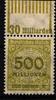 Deutsches Reich Deutsches Reich 324 A P/W OR postfrisch 1/11/1 MiNr. 324 A P/W OR postfrisch 1/11/1 -