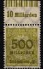 Deutsches Reich Deutsches Reich 324 A W OR postfrisch 0/6/0 - 0/7/0 MiNr. 324 A W OR postfrisch 0/6/0 - 0/7/0 -