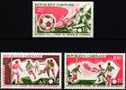 Gabun Gabun 540-542 postfrisch Fußball WM 1974 MiNr. 540-542 postfrisch Fußball WM 1974 -