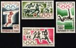 Tschad Tschad 120-123 postfrisch Olympische Spiele MiNr. 120-123 postfrisch Olympische Spiele -