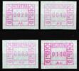 Schweiz Automatenmarken Schweiz Automatenmarken A 1-4 postfrisch MiNr. A 1-4 postfrisch -