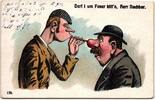 AK Deutschland Derf i um Feuer bitt´n, Herr Nachbar 1909 gebraucht -