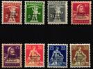 Schweiz Dienstmarken industrielle Kriegswirtschaft Schweiz Dienstmarken industrielle Kriegswirtschaft 1-8 I mit Falz MiNr. 1-8 I mit Falz -