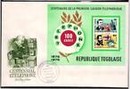 Togo Togo Block 102 gestempelt als FDC / Kommunikation MiNr. Block 102 gestempelt als FDC / Kommunikation -