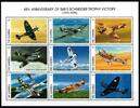 Gambia KB mit Gambia KB mit 2485-2493 postfrisch Luftfahrt MiNr. 2485-2493 postfrisch Luftfahrt -