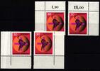 BRD BRD 545 postfrisch Ecke 1-4, FN 0 MiNr. 545 postfrisch Ecke 1-4, FN 0 -