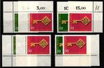 BRD BRD 559-560 postfrisch Ecke 1-4, FN 0 MiNr. 559-560 postfrisch Ecke 1-4, FN 0 -