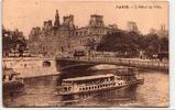 AK Paris L'Hôtel de Ville ungebraucht -