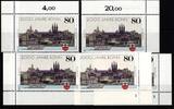 BRD BRD 1402 postfrisch Ecke 1-4, FN 1-2 MiNr. 1402 postfrisch Ecke 1-4, FN 1-2 -