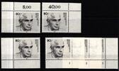 BRD BRD 1350 postfrisch Ecke 1-4, FN 0 MiNr. 1350 postfrisch Ecke 1-4, FN 0 -