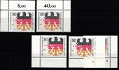 BRD BRD 1309 postfrisch Ecke 1-4, FN 1-2 MiNr. 1309 postfrisch Ecke 1-4, FN 1-2 -