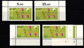 BRD BRD 1199 postfrisch Ecke 1-4, FN 1-2 MiNr. 1199 postfrisch Ecke 1-4, FN 1-2 -