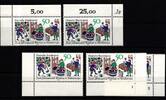 BRD BRD 1063 postfrisch Ecke 1-4, FN 1-2 MiNr. 1063 postfrisch Ecke 1-4, FN 1-2 -