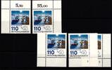 BRD BRD 1100 postfrisch Ecke 1-4, FN 1-2 MiNr. 1100 postfrisch Ecke 1-4, FN 1-2 -