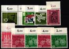 BRD Bund BRD Bund Lot nur Oberränder aus 1961 postfrisch MiNr. Lot nur Oberränder aus 1961 postfrisch -