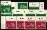 BRD Bund BRD Bund 363-364 postfrisch diverse Ränder und Ecken MiNr. 363-364 postfrisch diverse Ränder und Ecken -