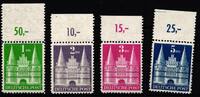 Bi-Zone Bi-Zone 97-100 II postfrisch vom Oberrand MiNr. 97-100 II postfrisch vom Oberrand -