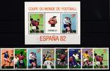 Zaire Zaire 722-729 und Block 40 postfrisch Fußballweltmeisterschaft MiNr. 722-729 und Block 40 postfrisch Fußballweltmeisterschaft -