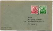 Bi-Zone 106-107 auf Brief Satzbrief -