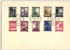 Österreich 858-867 auf Brief ungelaufen -