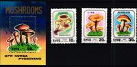 Korea Korea 2798-2800 und Block 223 postfrisch Pilze MiNr. 2798-2800 und Block 223 postfrisch Pilze -