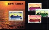 Korea Korea 2506-2508 und Block 186 postfrisch Schiffe MiNr. 2506-2508 und Block 186 postfrisch Schiffe -