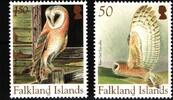 Falklandinseln Falklandinseln 917 und 918 postfrisch Eule MiNr. 917 und 918 postfrisch Eule -